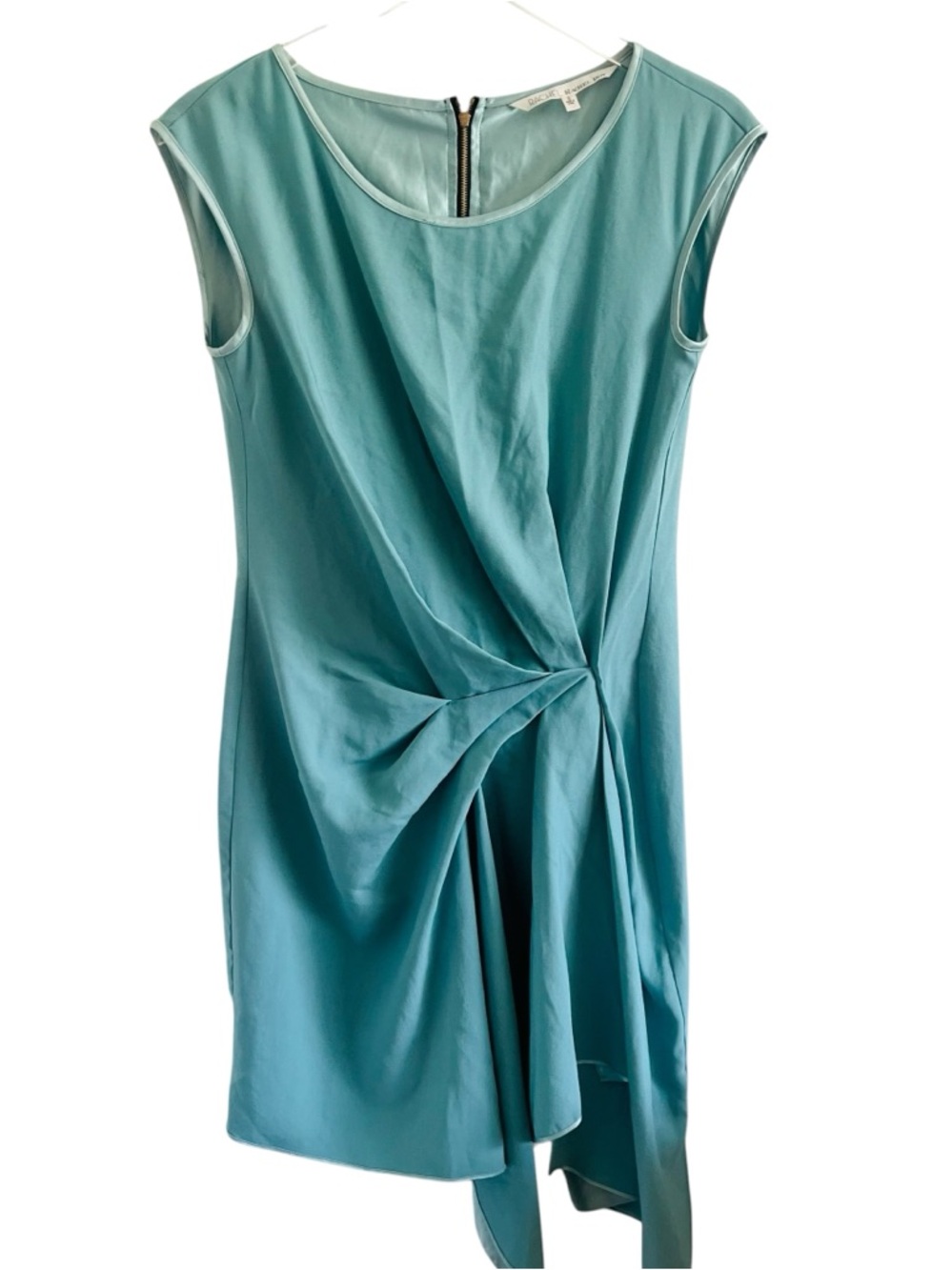 Rachel Rachel Roy Sleeveless Twist-Detail Teal Dress